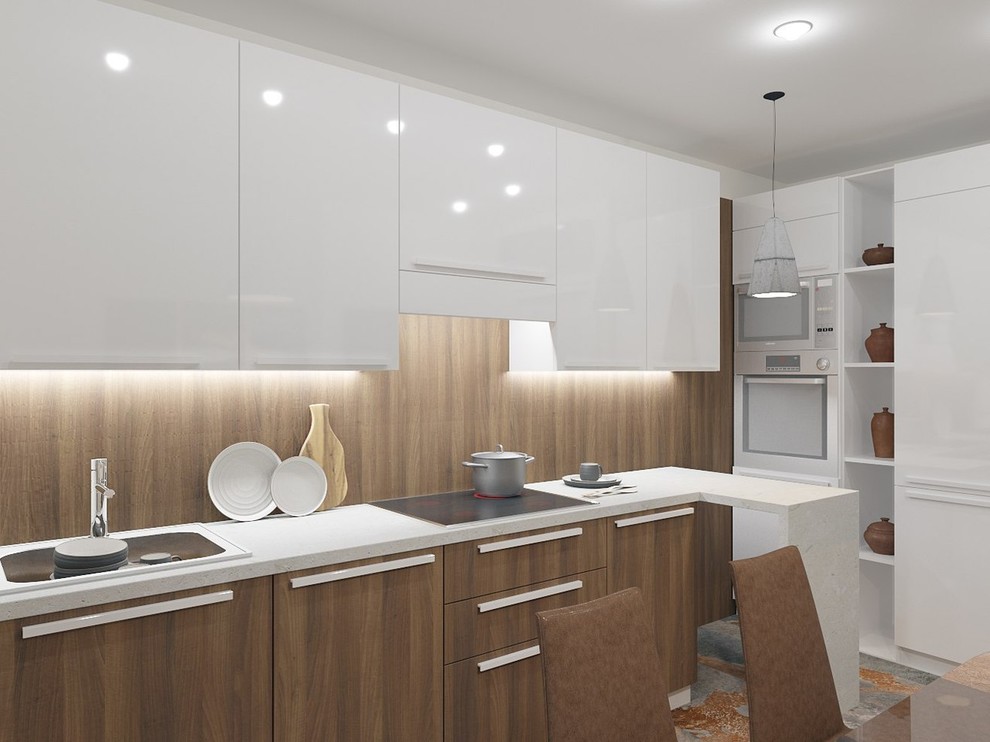 Проект двухкомнатной квартиры в ЖК "Четыре сезона"