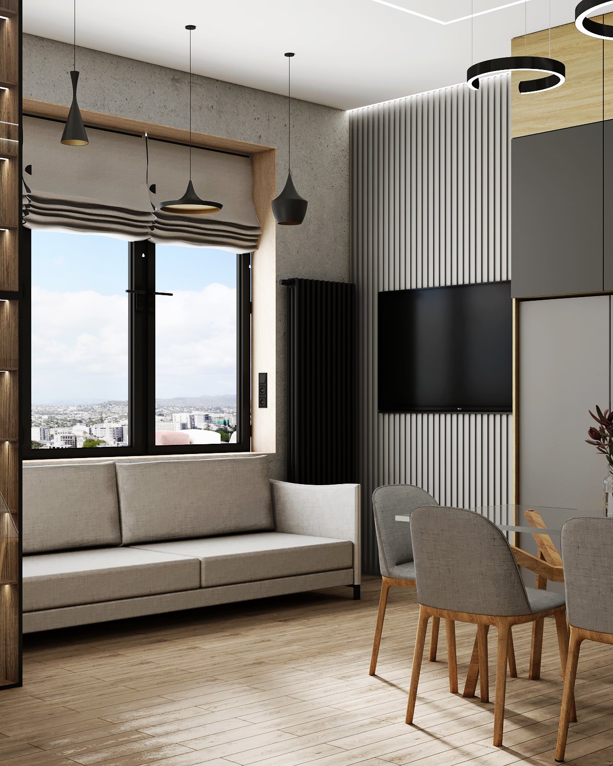 Дизайн Интерьера Квартиры 88 м2 в жк Ангелово Резиденц