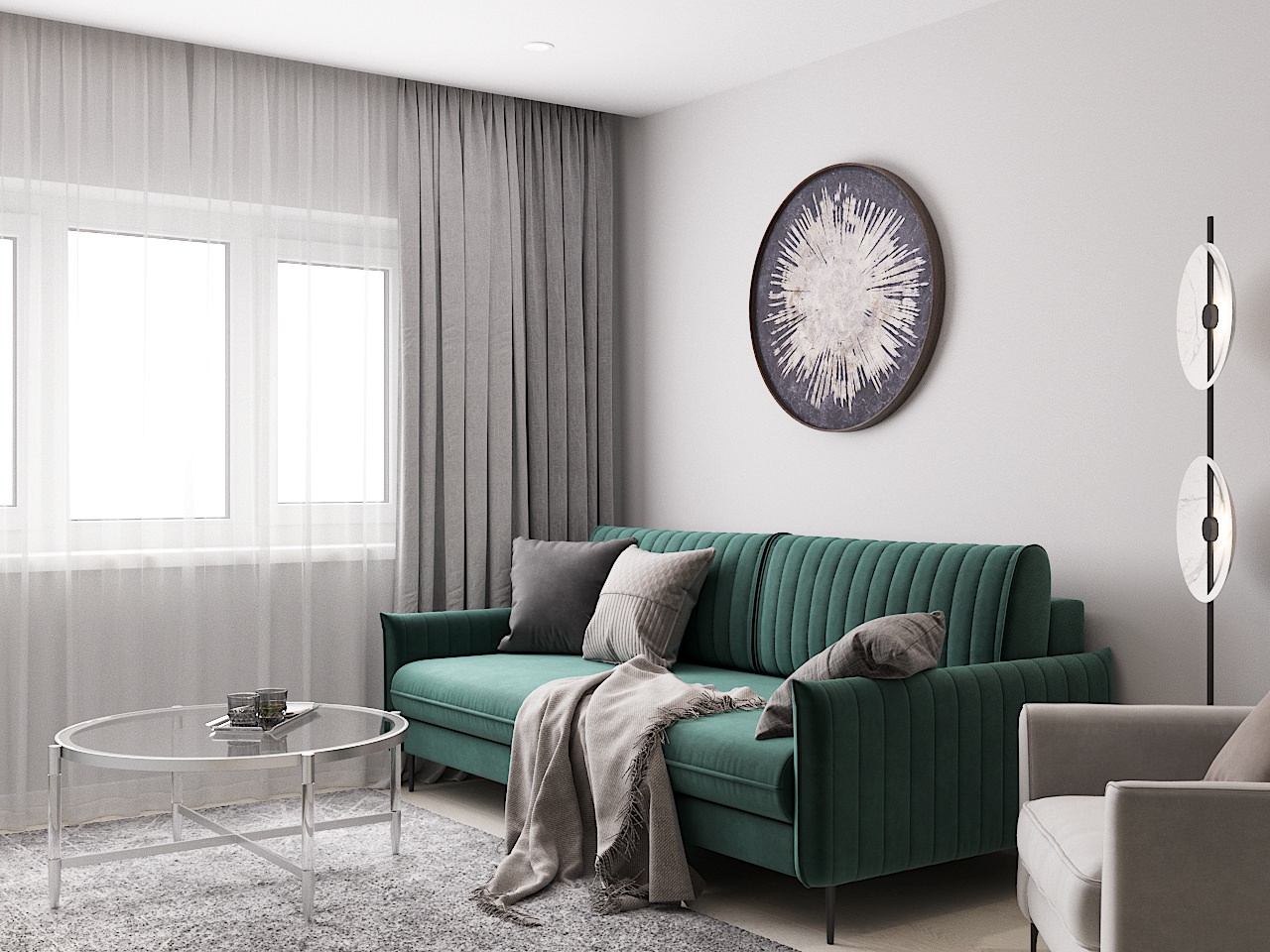 Обложка проекта: Дизайн проект гостиной