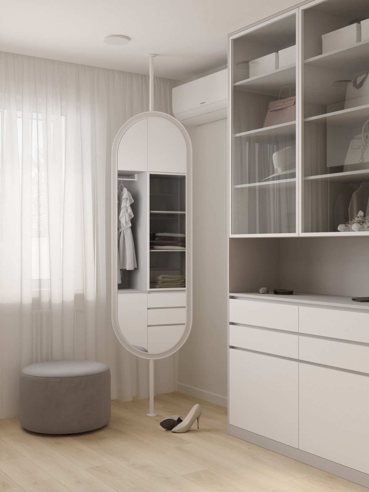 Светлая квартира для косметолога