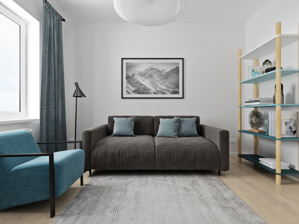 Гостиная в скандинавском стиле