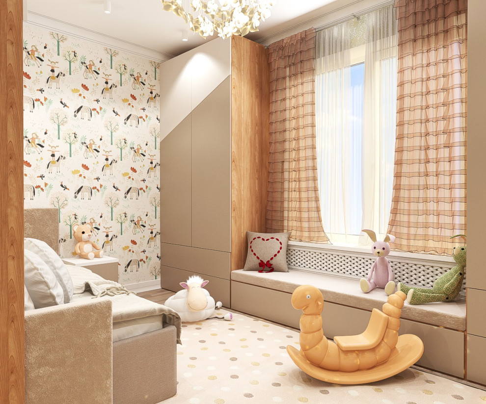 Дизайн-проект детской комнаты для девочки