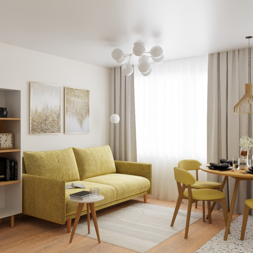 Обложка проекта: Дизайн проект в квартире с ремонтом от застройщика