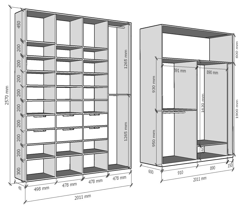 Planungslösung 37m2 (Planning solution 37 sq m)