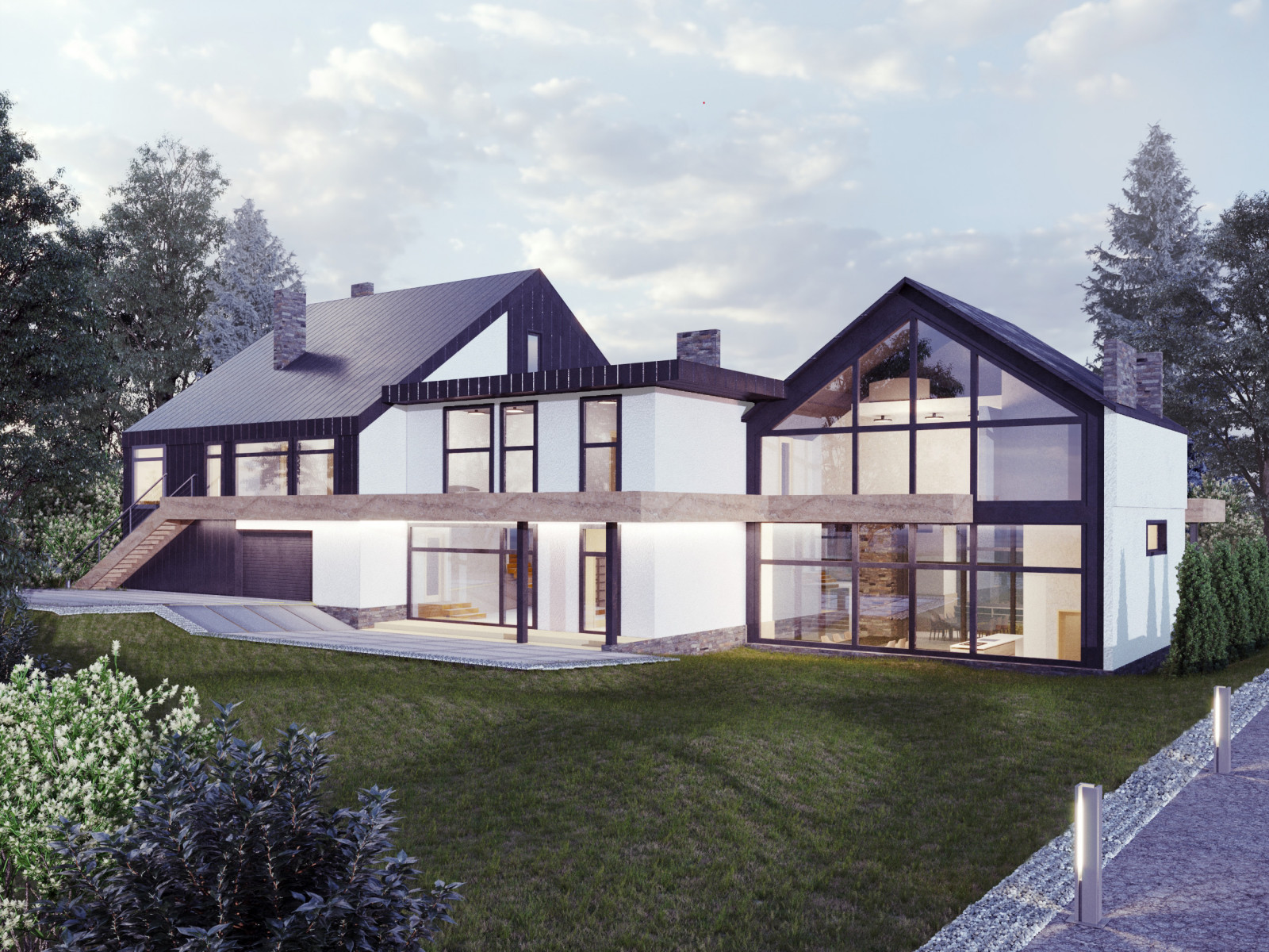 Загородный дом в Подушкино