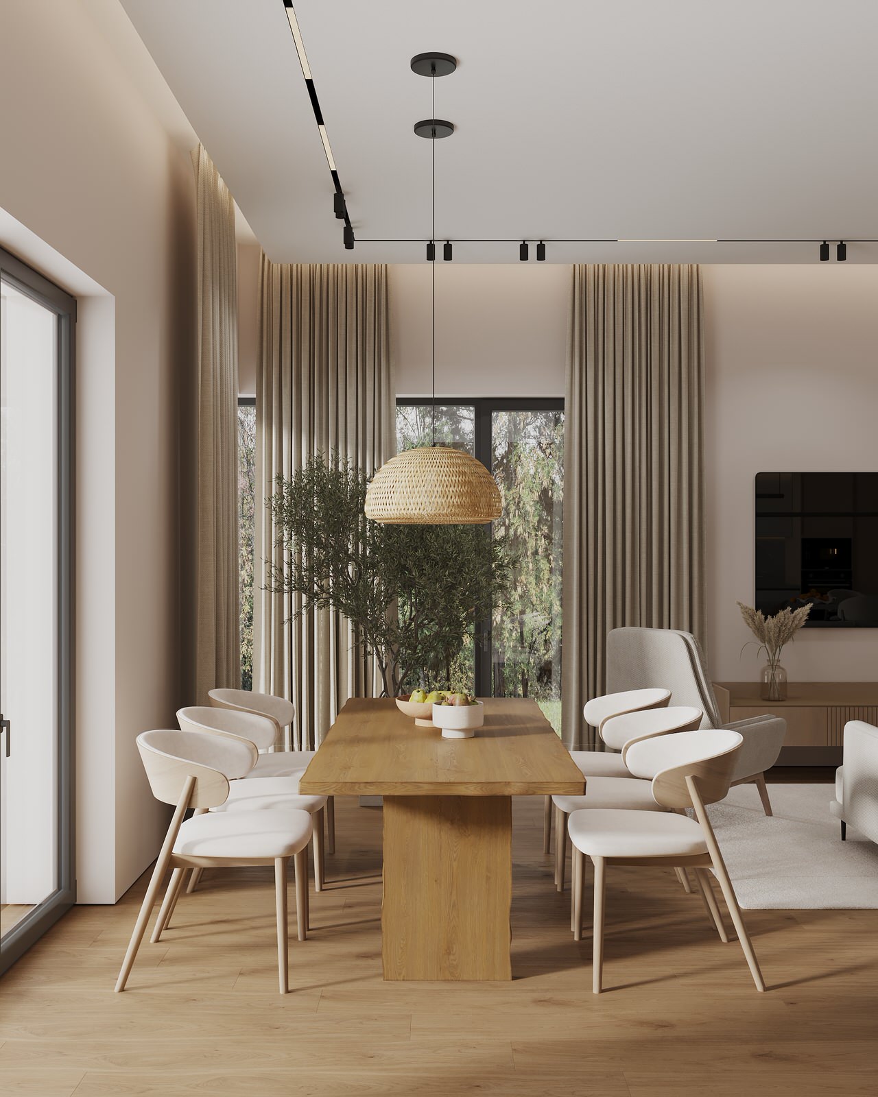 Интерьер дома в КП Урман