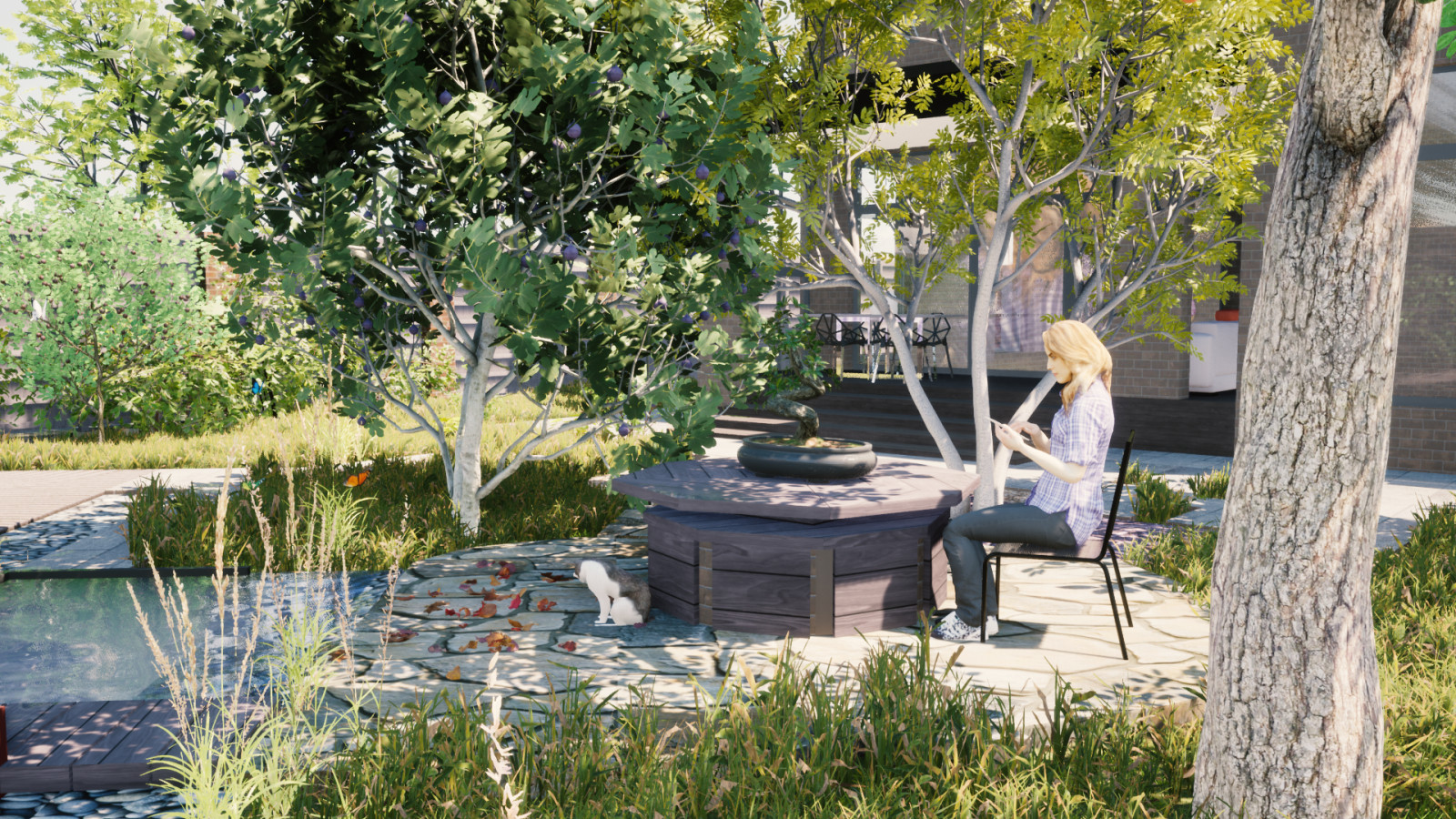 Благоустройство дачного участка. Сад в японском стиле