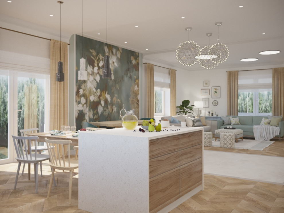 Дом с теплой, семейной атмосферой. 1 этаж