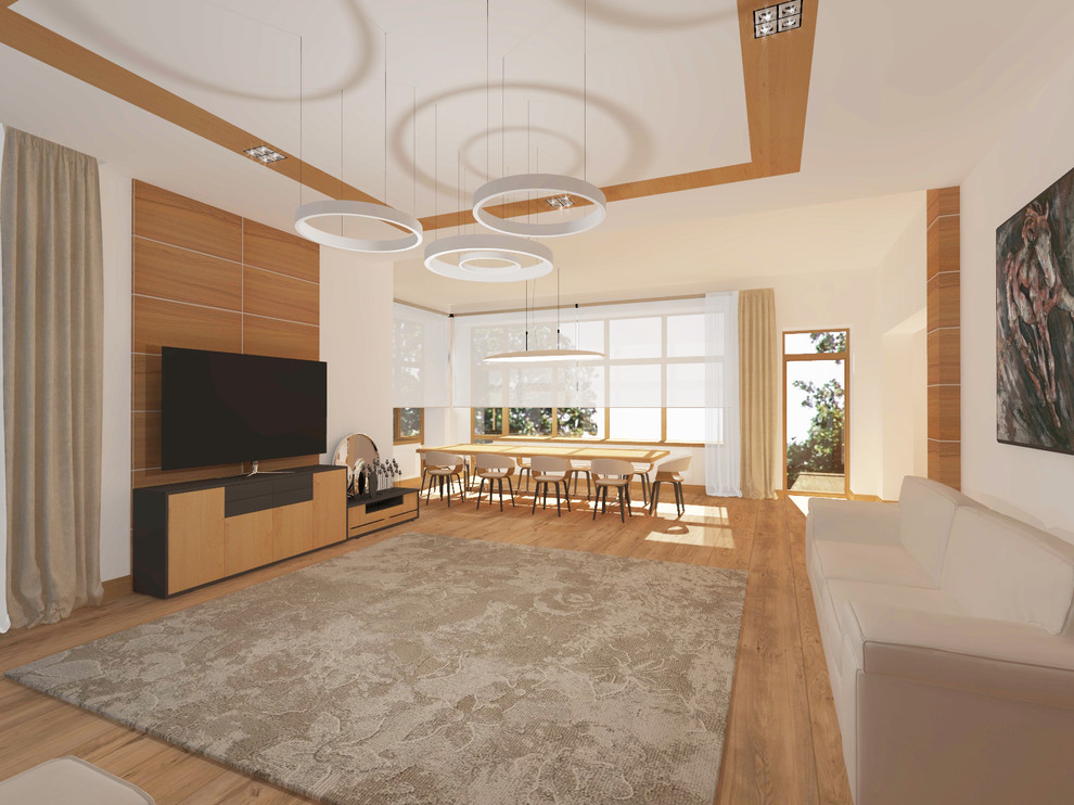 Дом на рельефе в стиле Райта