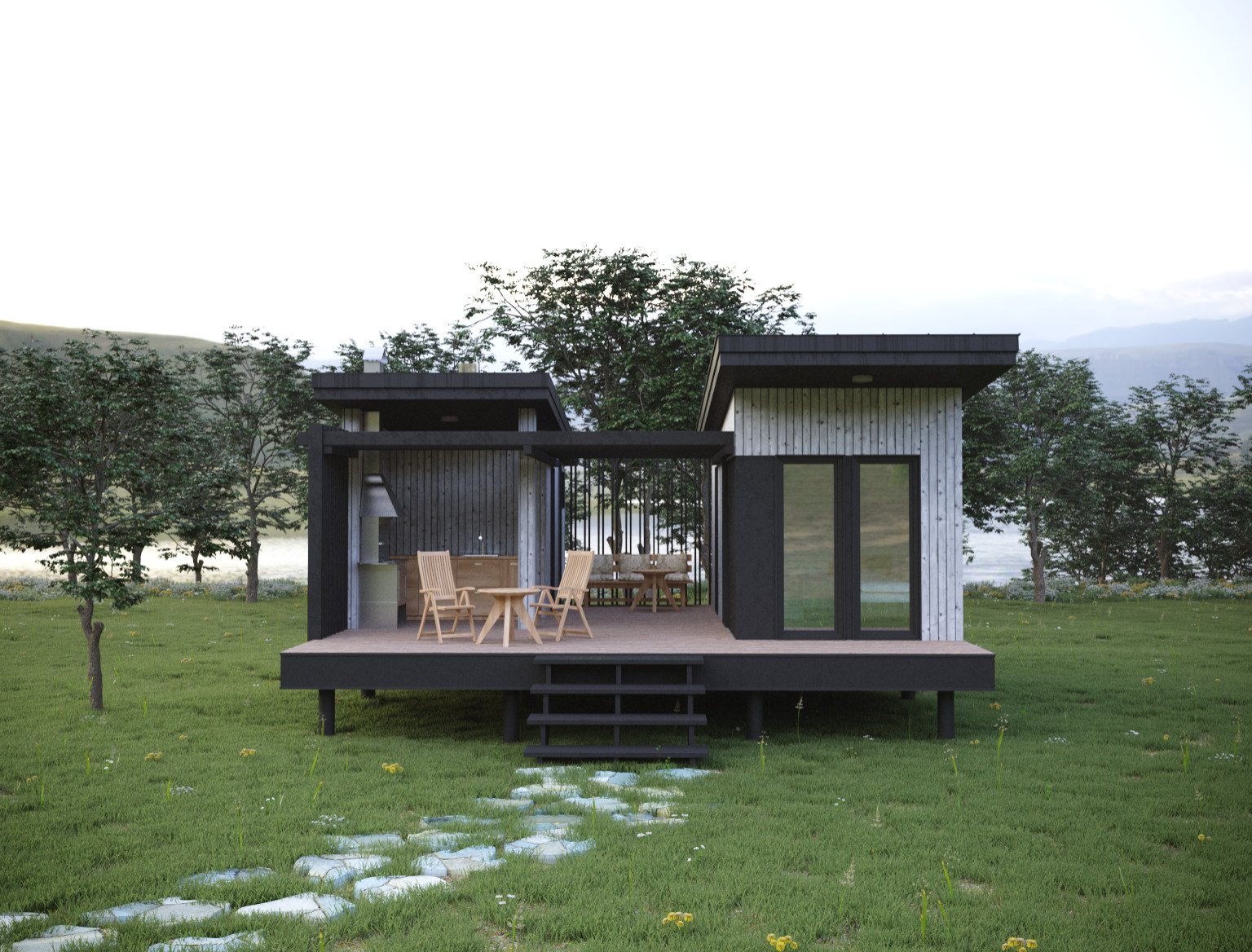 Обложка проекта: Модульный дом "Аскет"