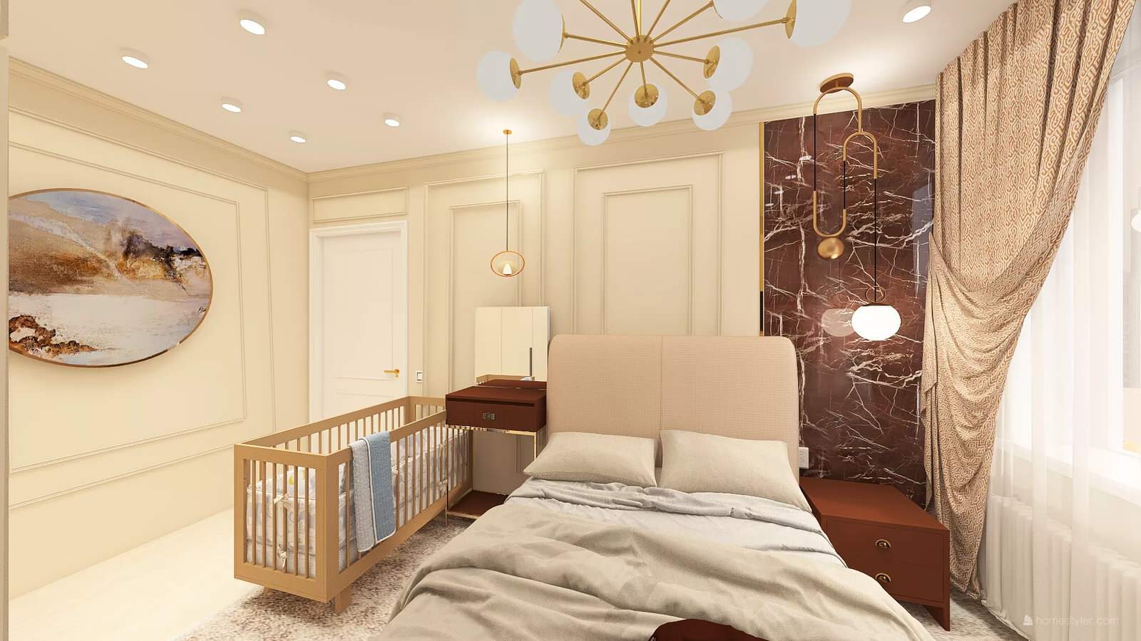 Трехкомнатная квартира для большой семьи