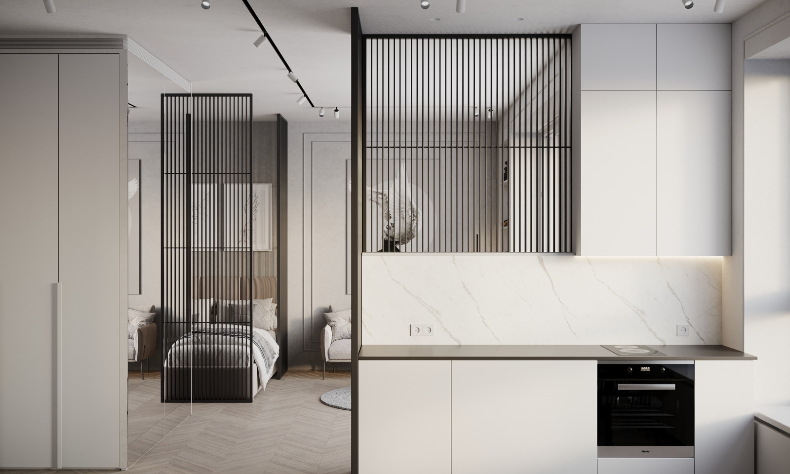 Обложка проекта: Дизайн интерьера квартиры в современном стиле в ЖК Сити Парк 1