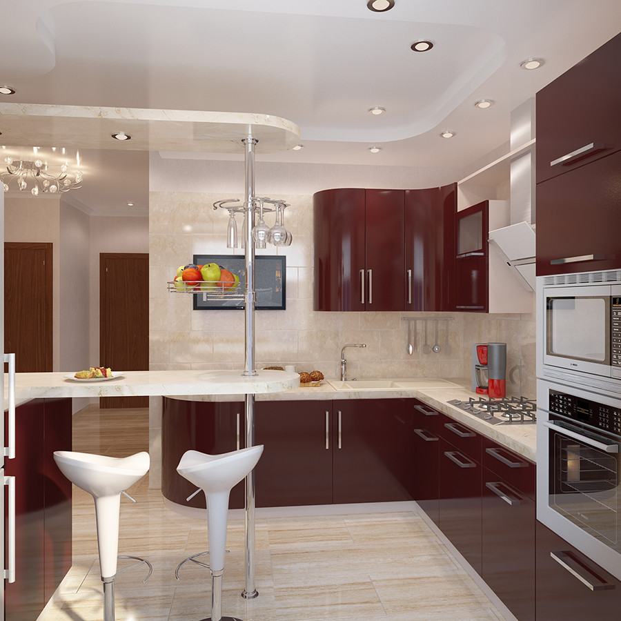 Проект интерьера таунхауса