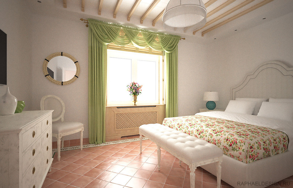 Дизайн интерьера спальни в средиземноморском стиле