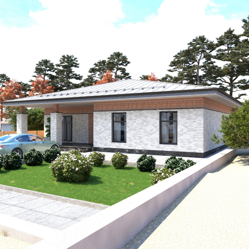 Одноэтажный жилой дом