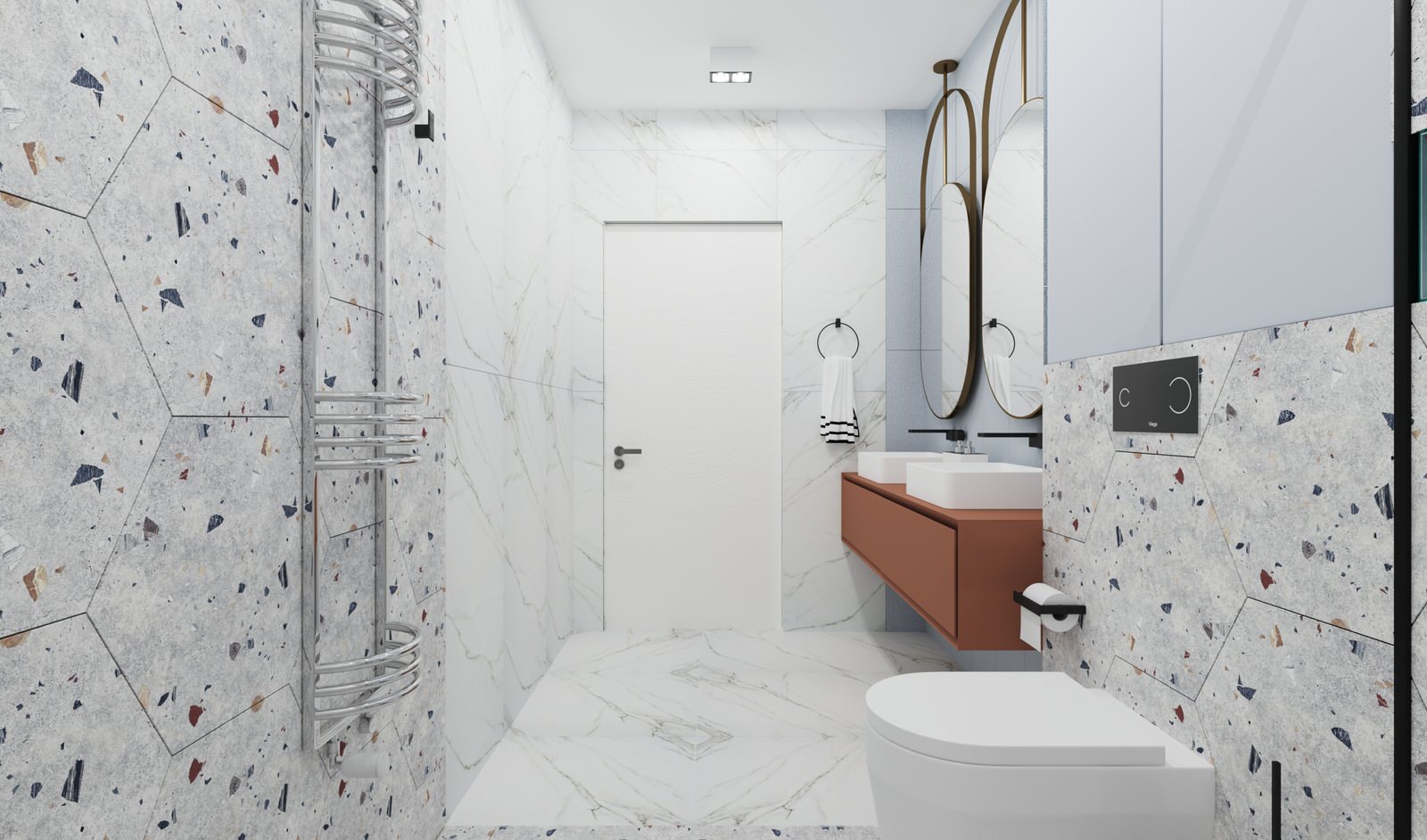 Квартира с яркими акцентами