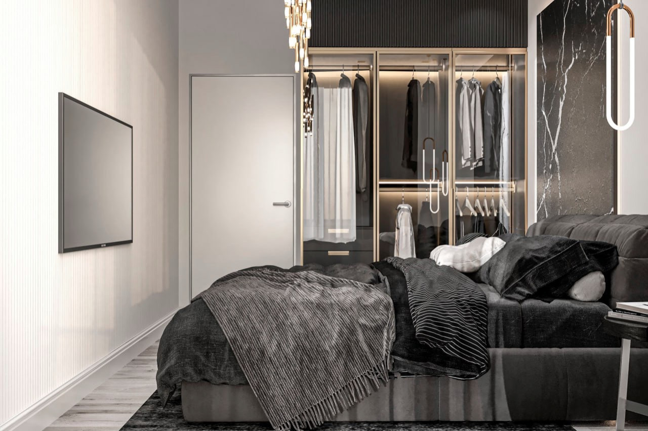 Обложка проекта: 4-комнатная квартира в стиле неоклассика Проект 192