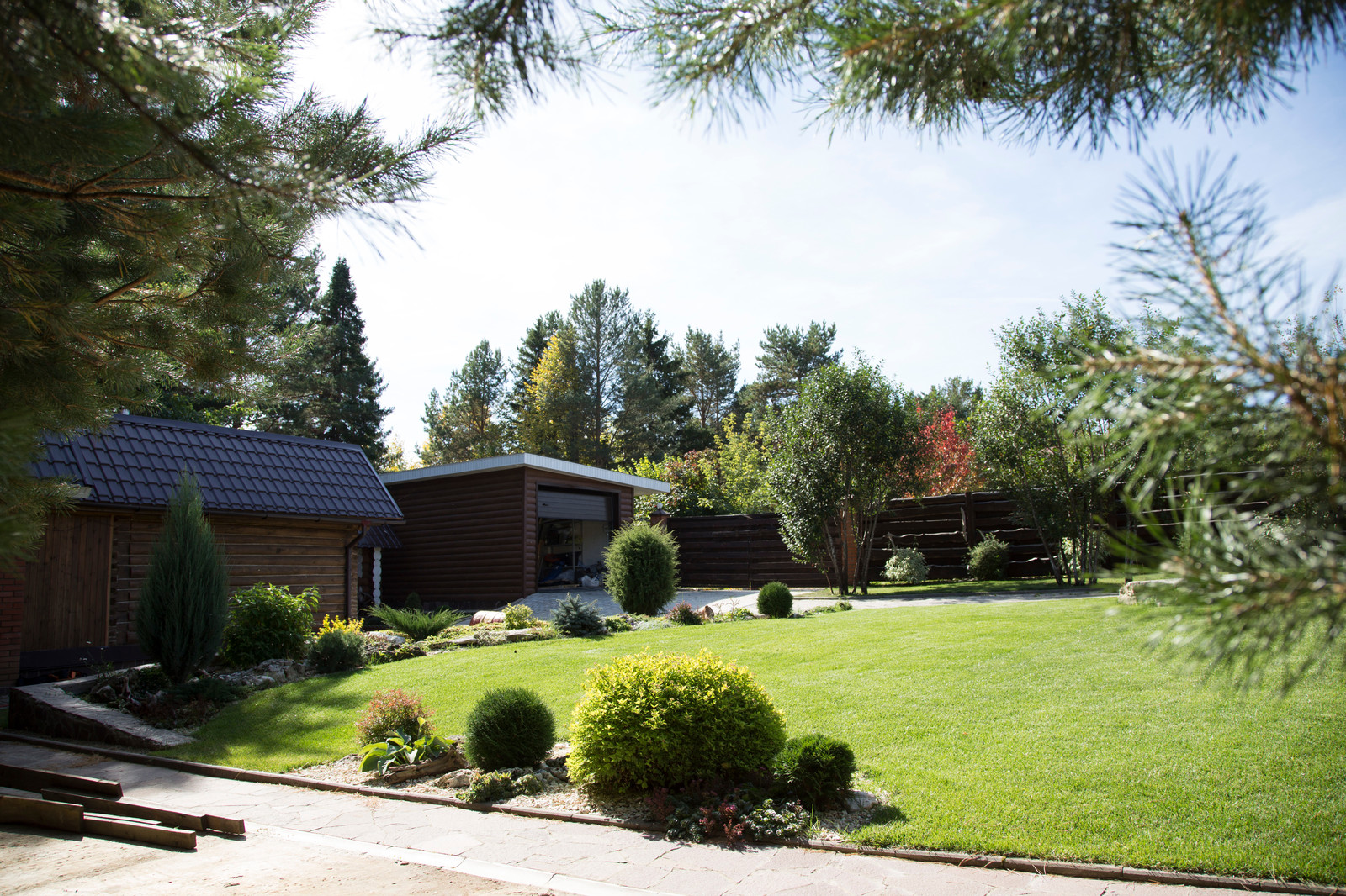 Обложка проекта: Ландшафтный дизайн участка на Каме