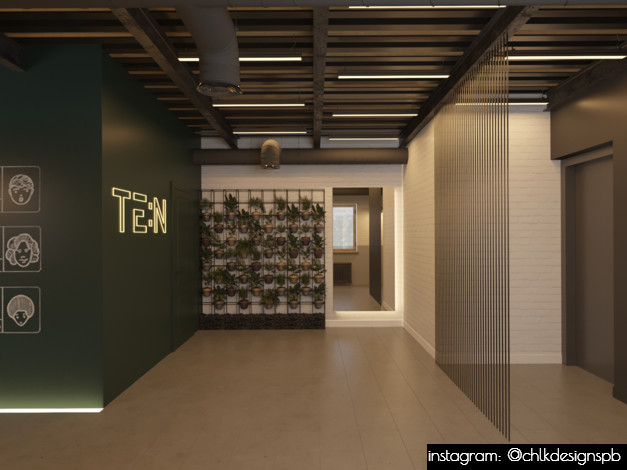 Дизайн проект коворкинг кафе