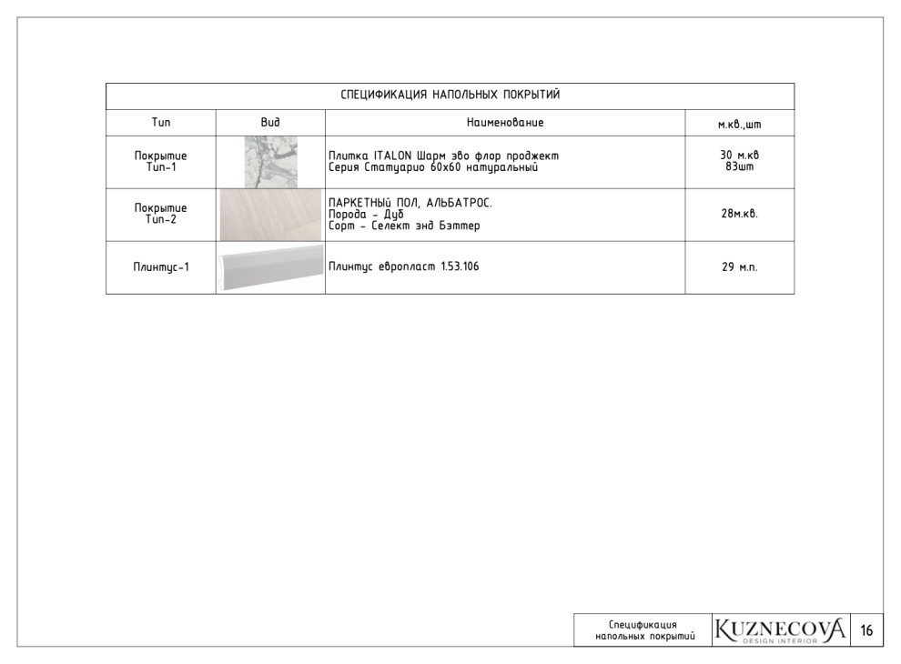 Дизайн проекта квартиры 60 кв.м.