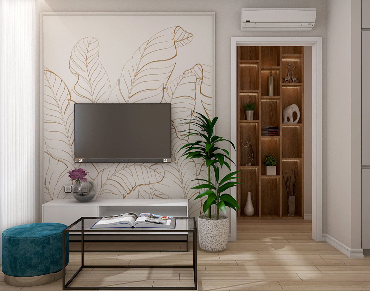 Проект в ЖК Green Park, Москва. Современная классика.