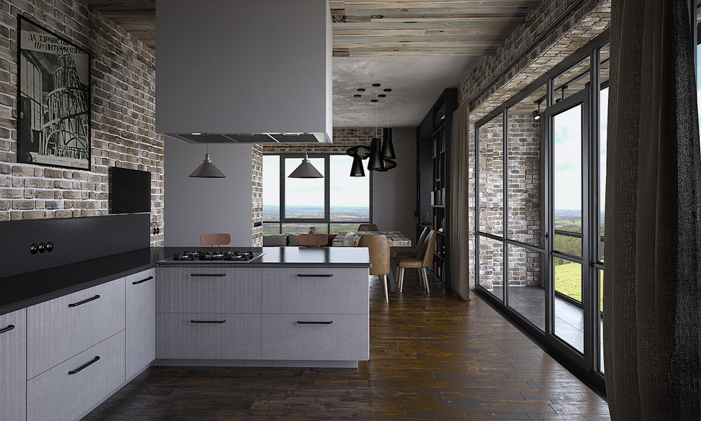 квартира в стиле ЛОФТ