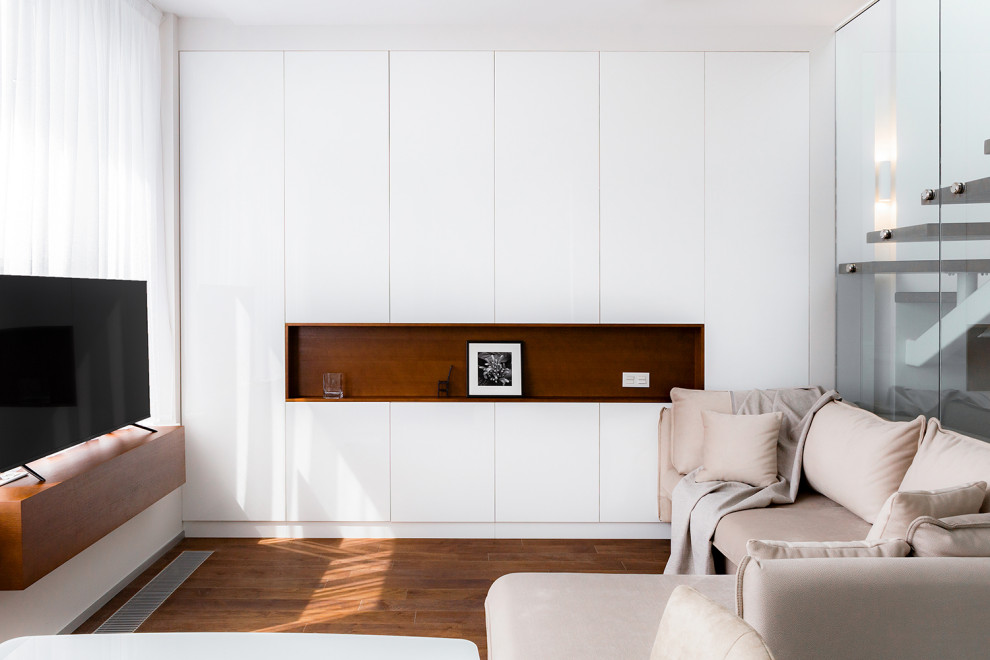 Двухуровневые апартаменты.