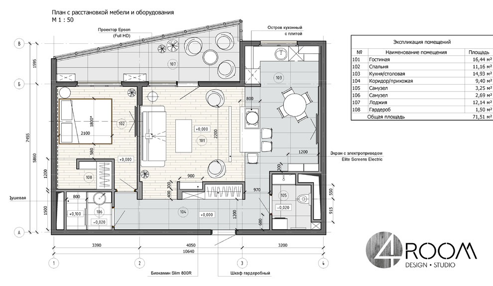 Обложка проекта: Квартира в современном стиле в жк "Аврора"