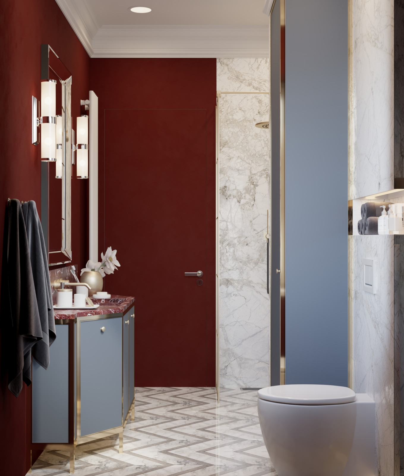 Мансардная квартира, Современная классика