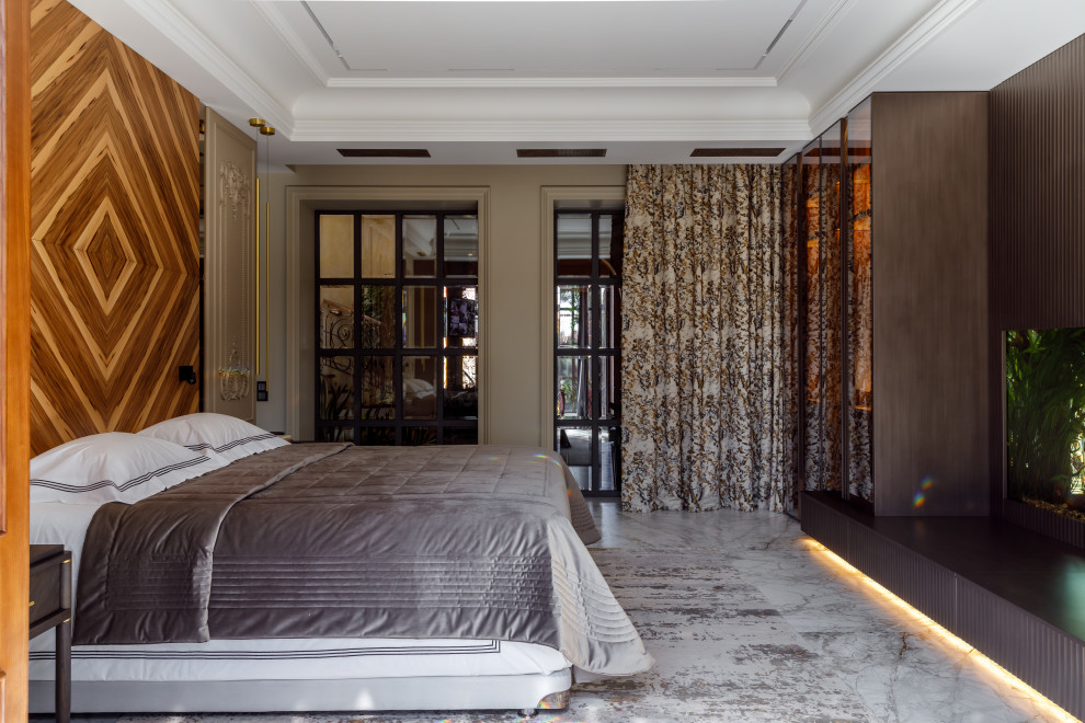 Мебель для мастер-спальни загородного дома