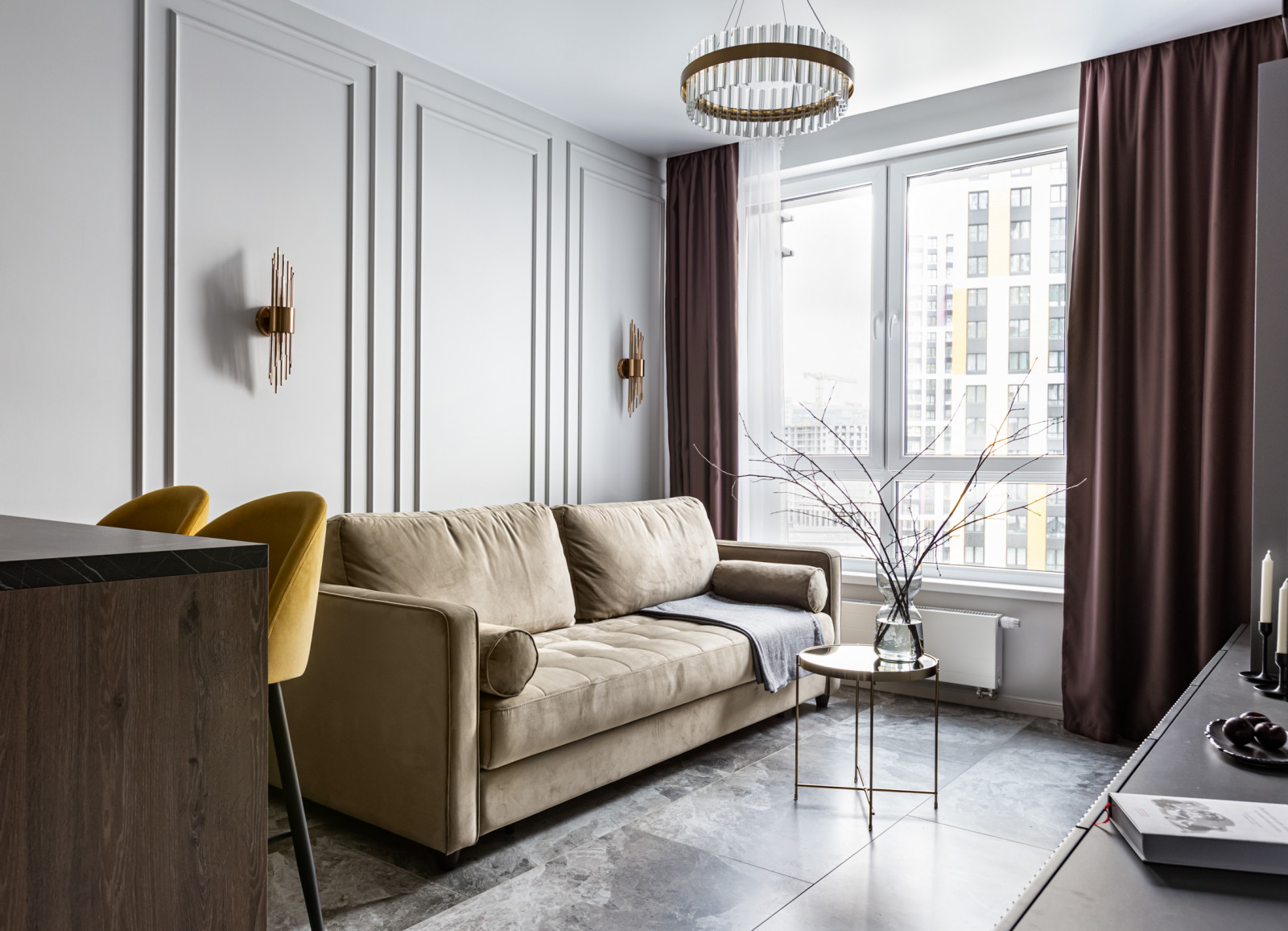 Однокомнатная квартира для девушки 37,5 м2