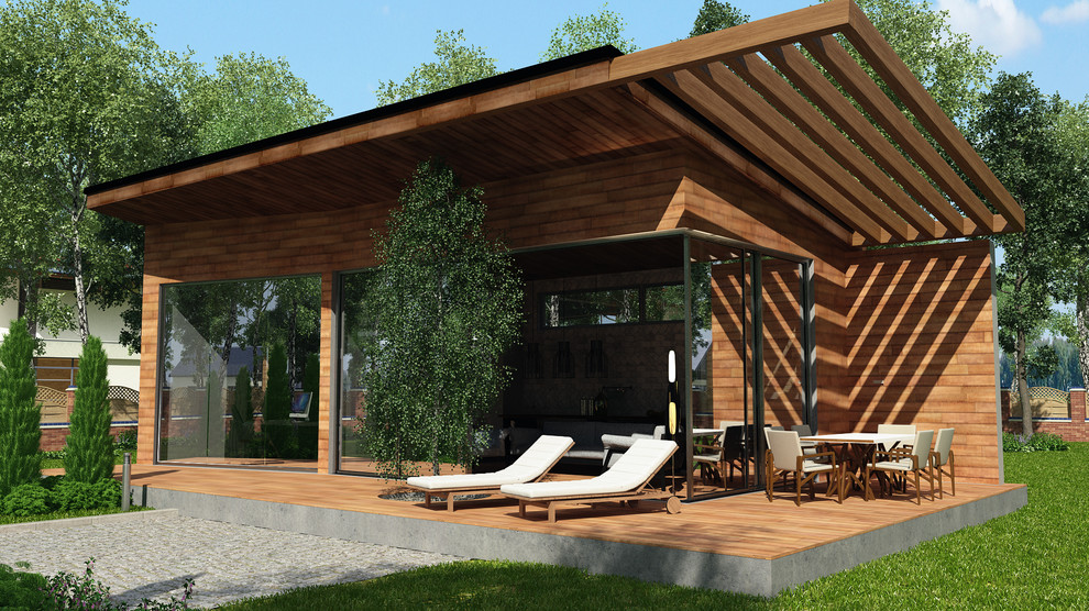 Обложка проекта: Визуализация беседки