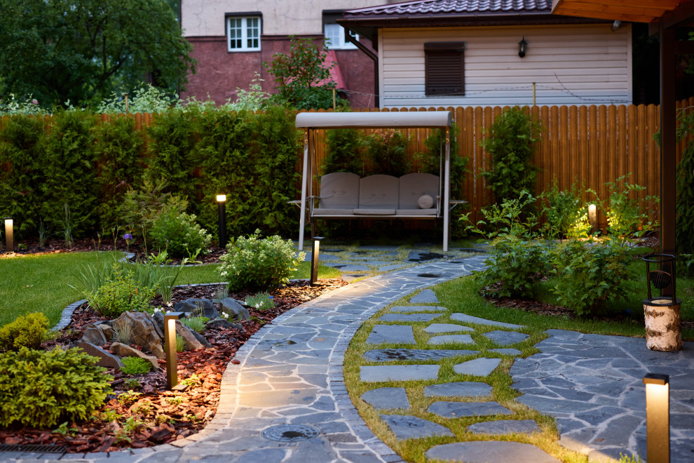 Сад со скатами для звездной пары актеров