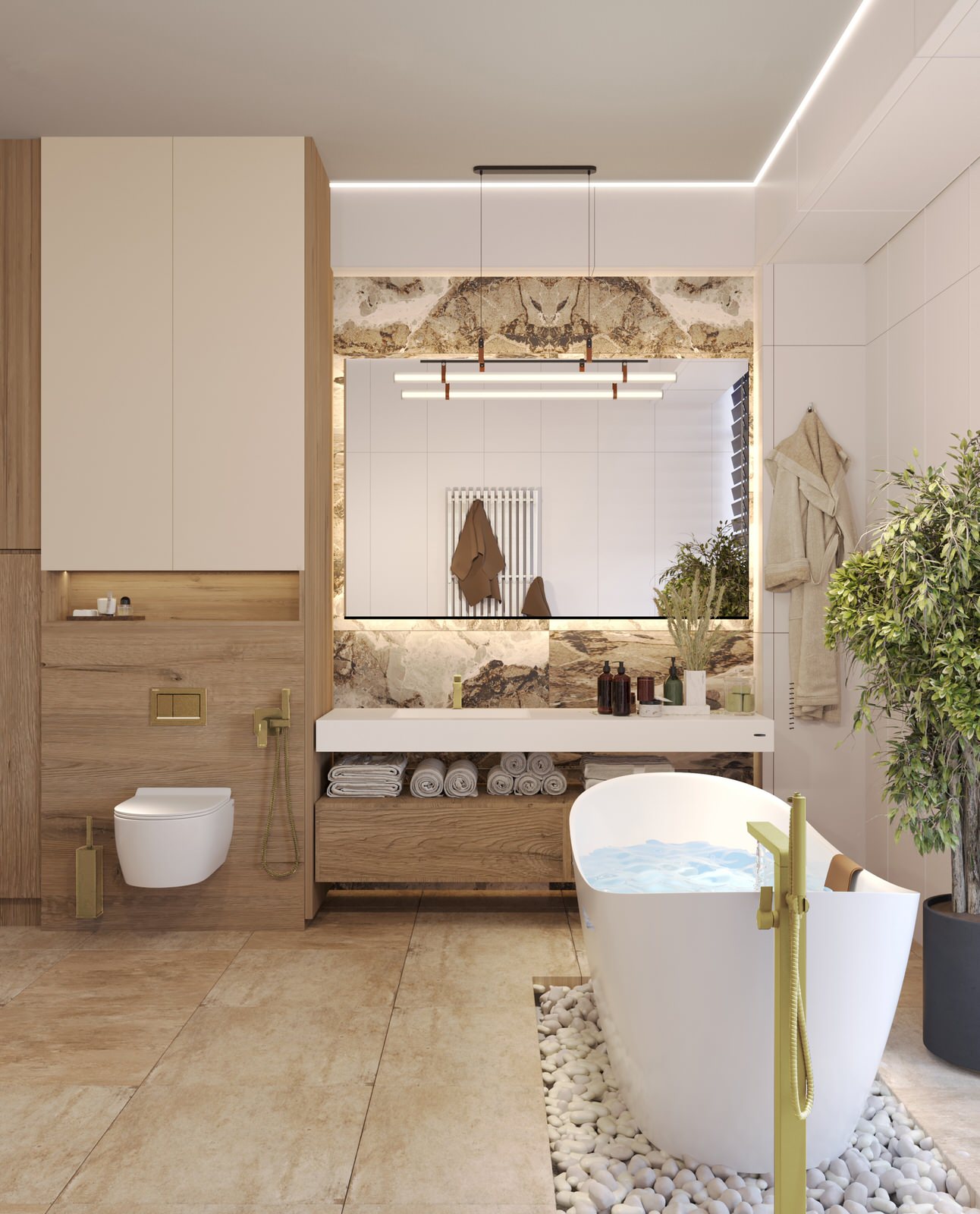 Двухэтажный жилой дом с видом на горы.