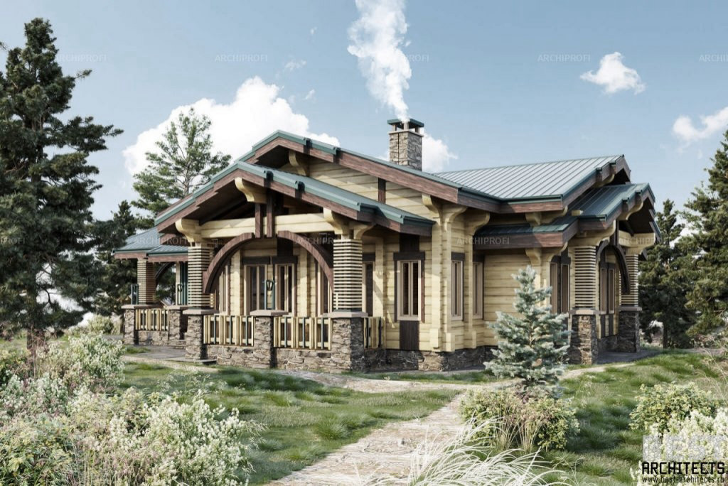 ПРОЕКТ | ГОСТЕВОЙ ДОМ С МЕДНОЙ КРЫШЕЙ | GUEST HOUSE WITH COPPER ROOF