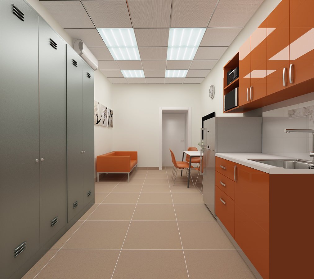 Дизайн-проект отделения ПАО Сбербанка Омская обл. г. Усть-Ишим