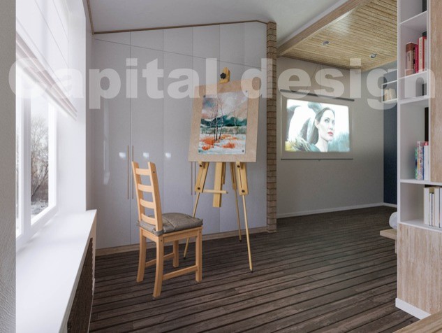 Комната для девушки - художницы