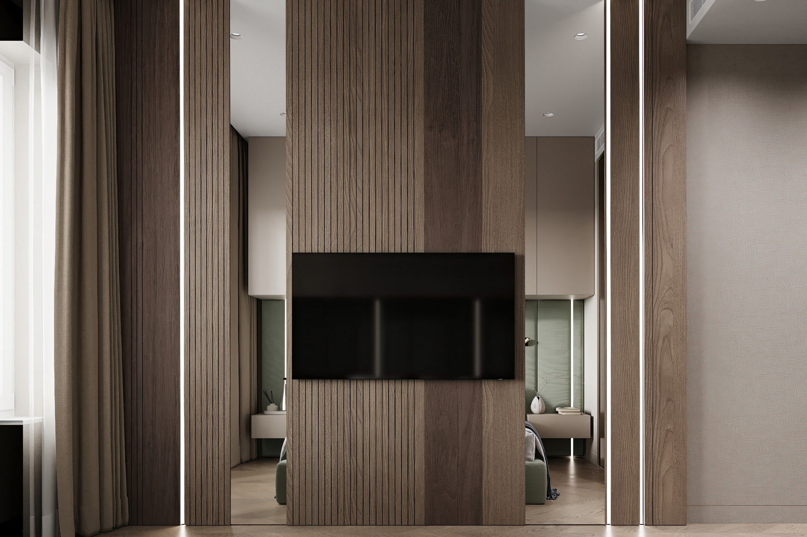 Дизайн и ремонт квартиры в ЖК Большая семерка - Сочный синий