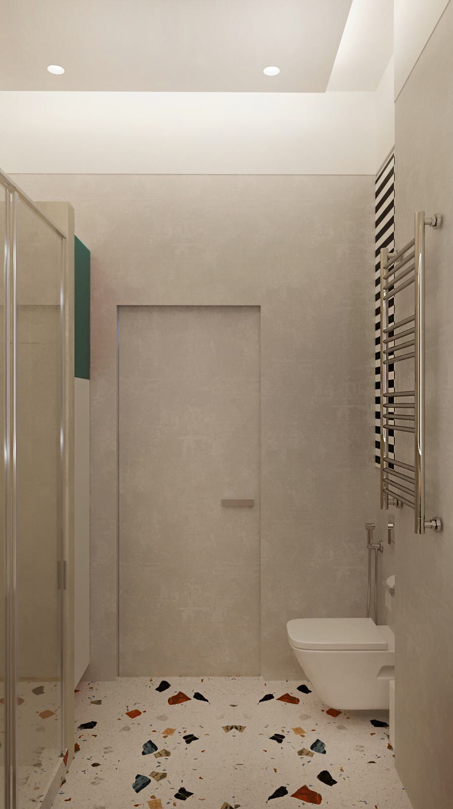 Яркий интерьер квартиры 48кв.м.