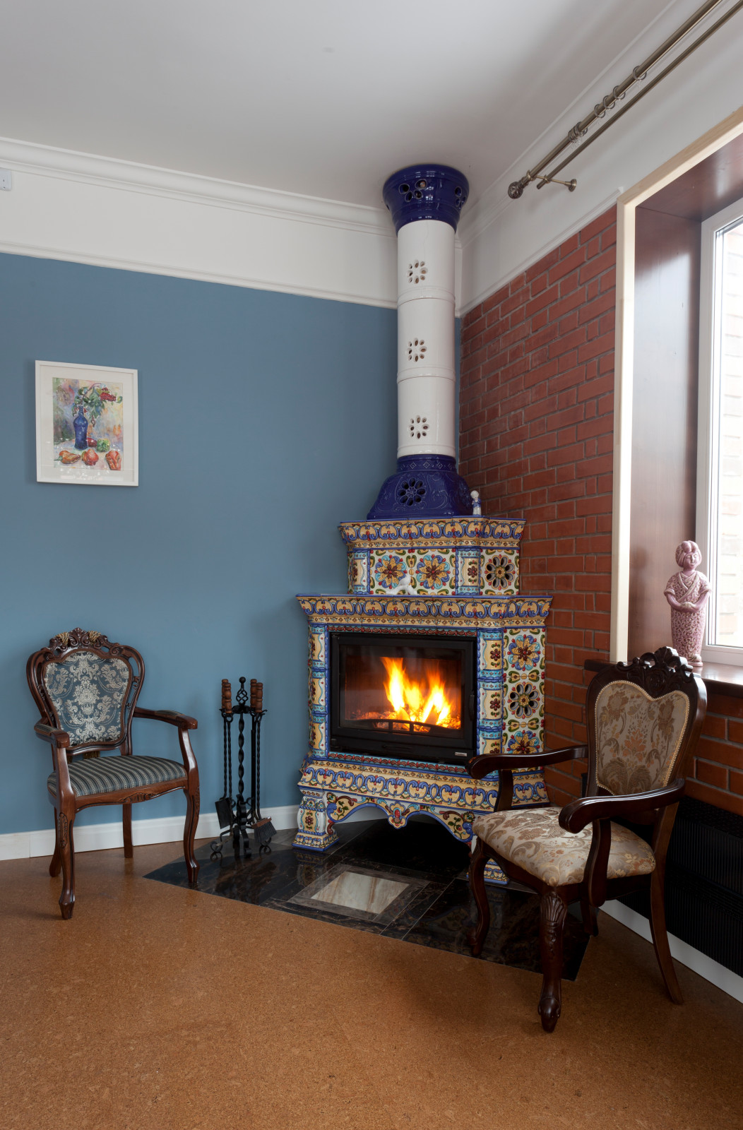 Обложка проекта: Фотографии дома с изразцовым камином