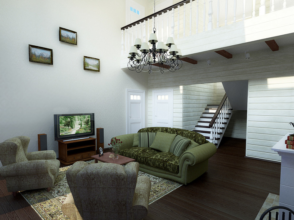 Дом в русском стиле.