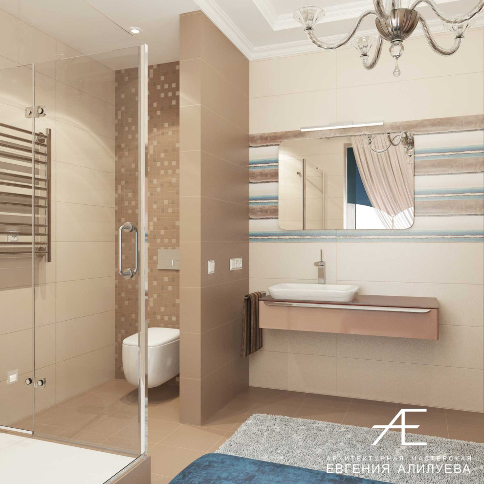 Санузел в доме в пос. Сосновка