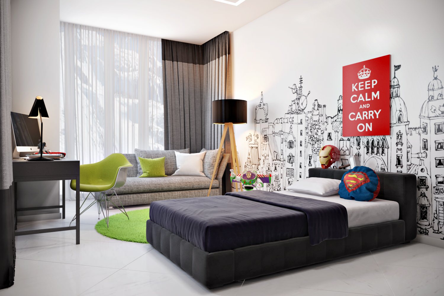 Сhildren's room with accents