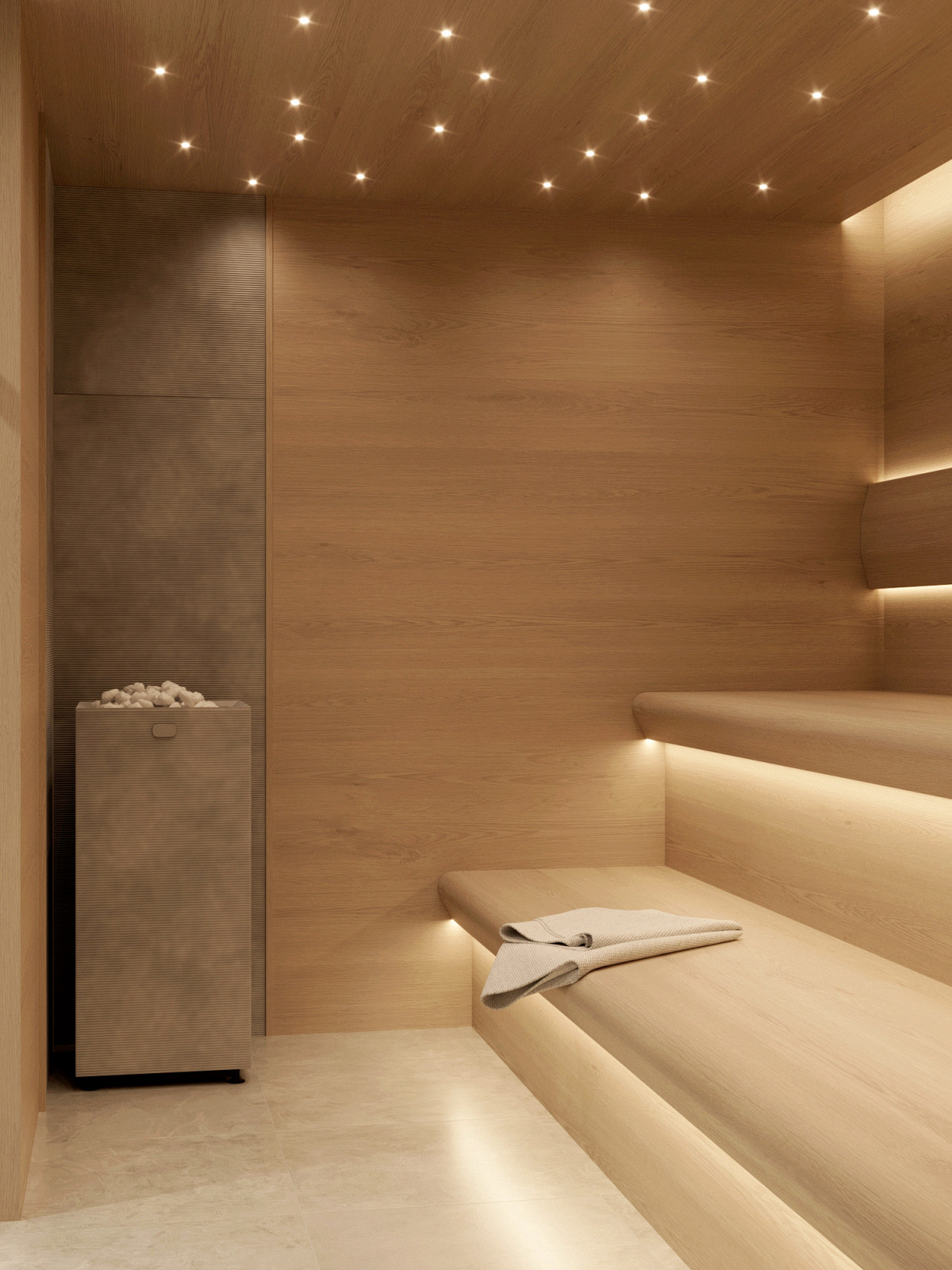 Зона отдыха с бассейном и сауной