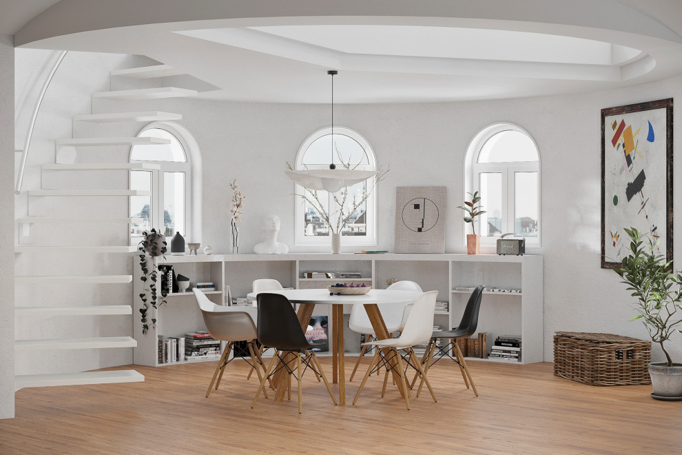 3d-визуализация кухни+гостиной