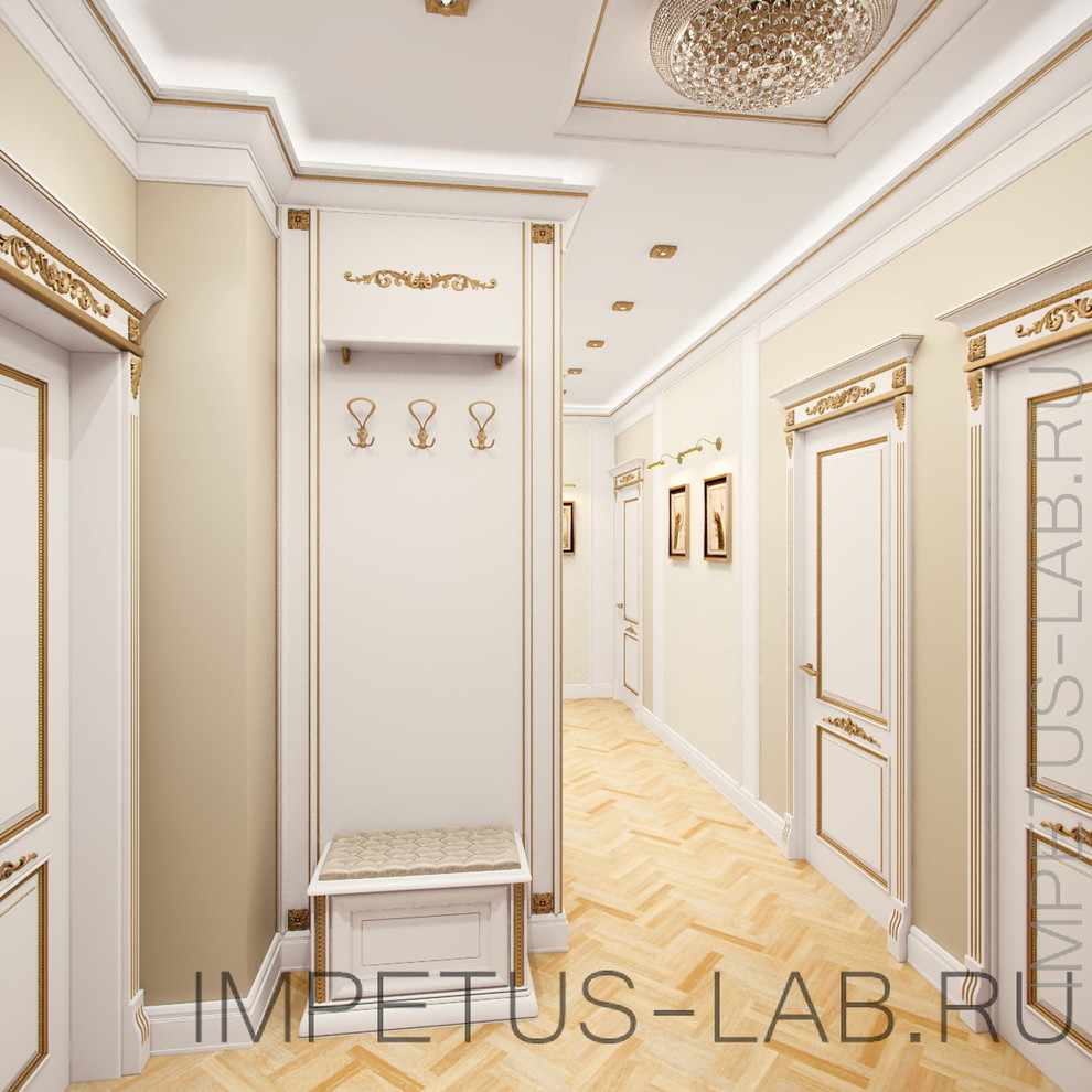 Проект квартиры в классическом стиле