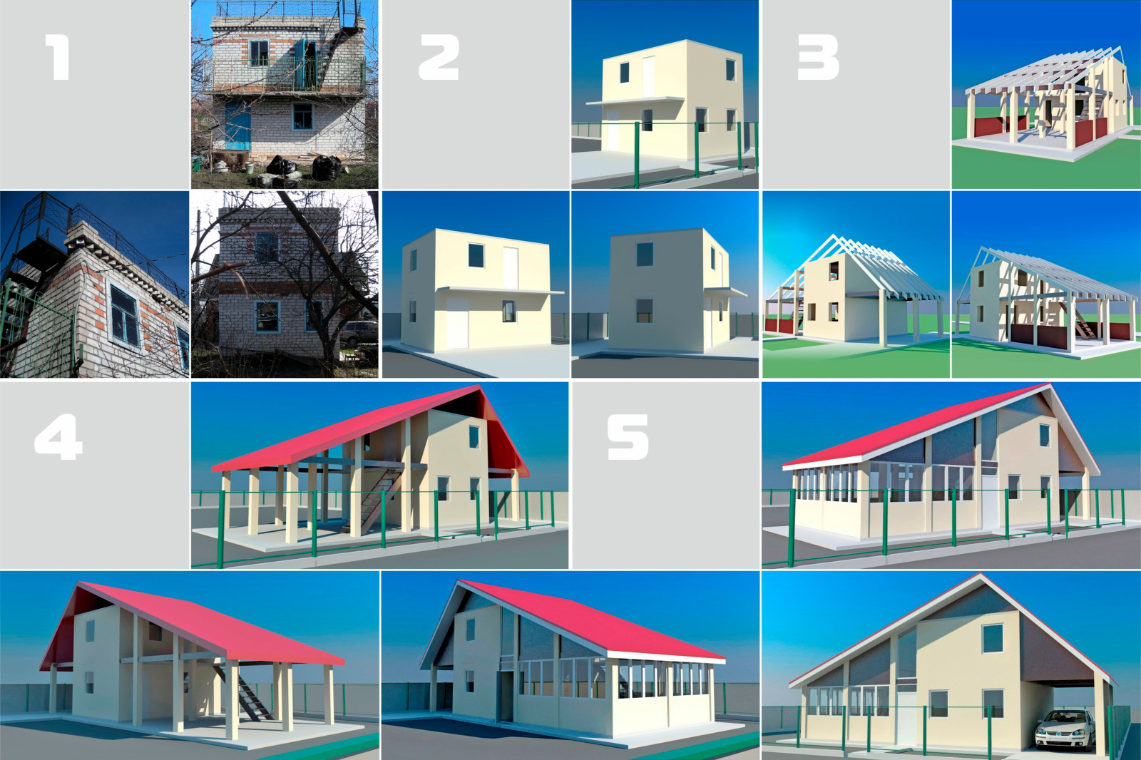 Обложка проекта: Дачный дом (Подстепки)