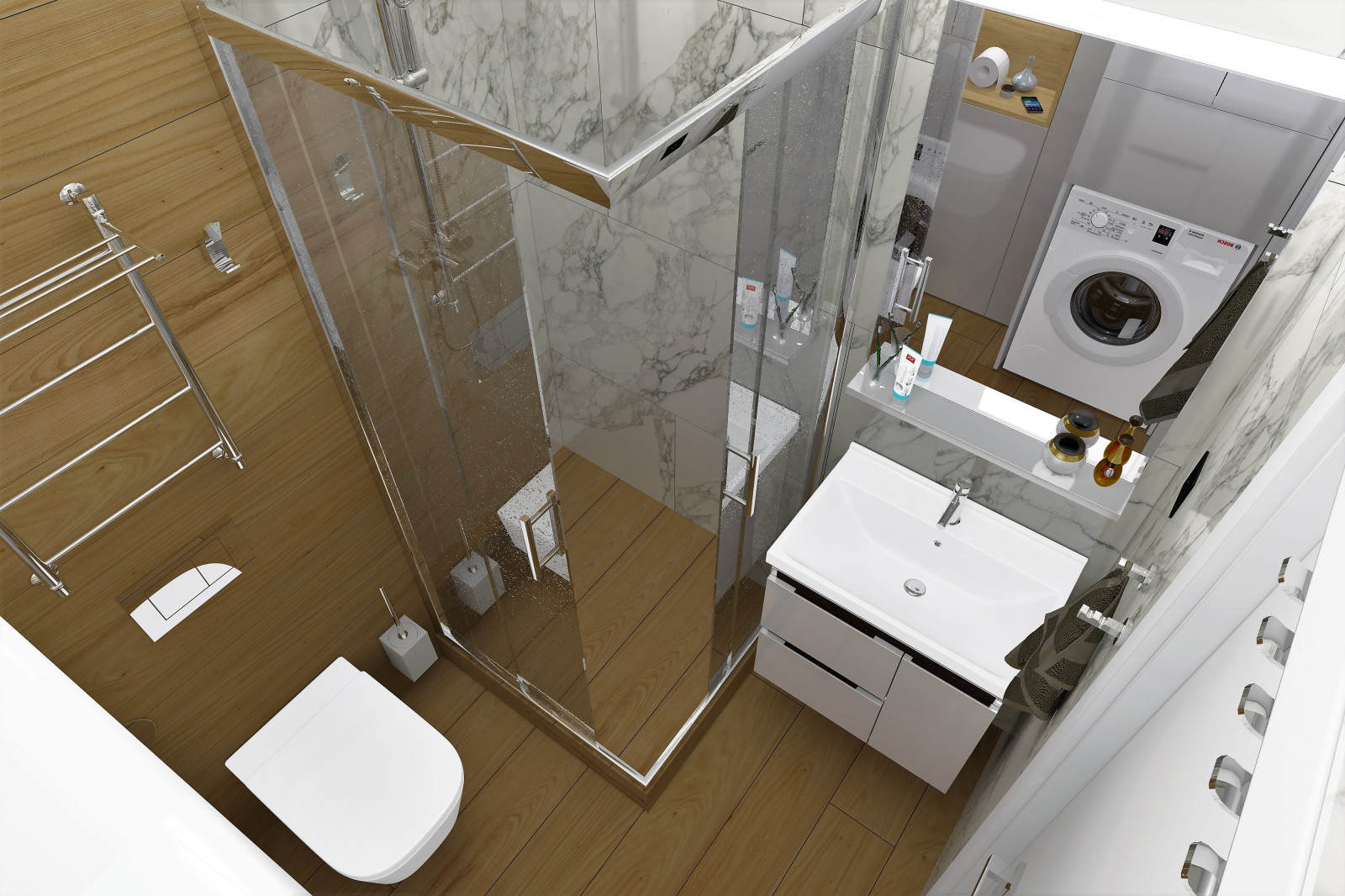 Визуализация санузла для заказчицы в Г.Санкт - Петербург.