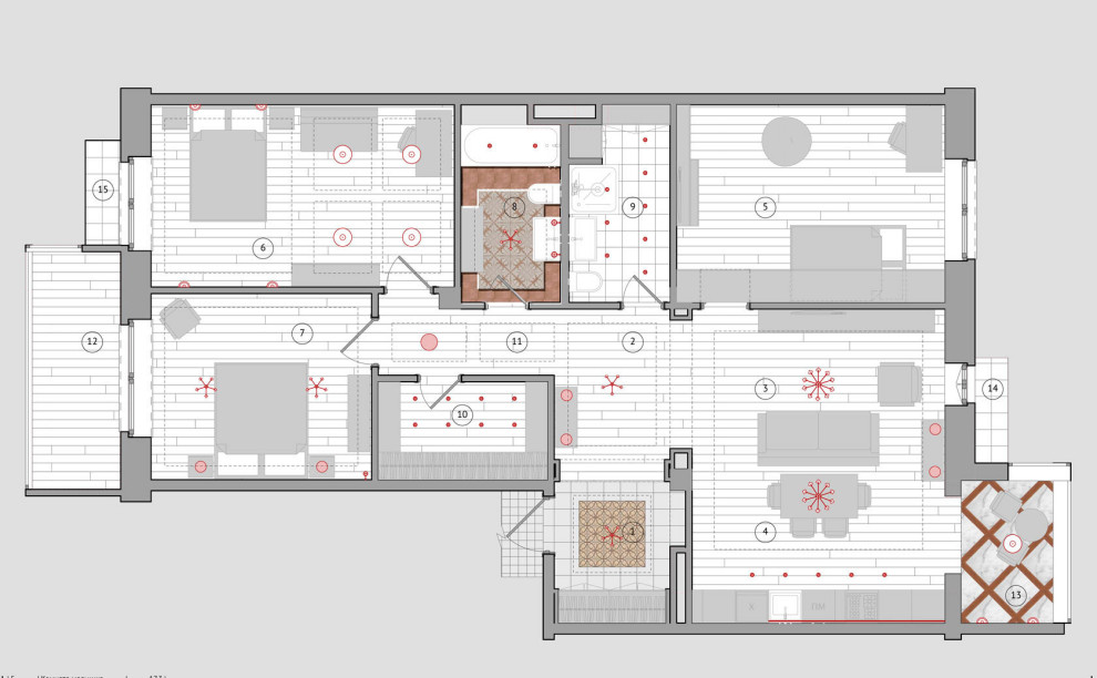 Планировочные решения реализованных проектов