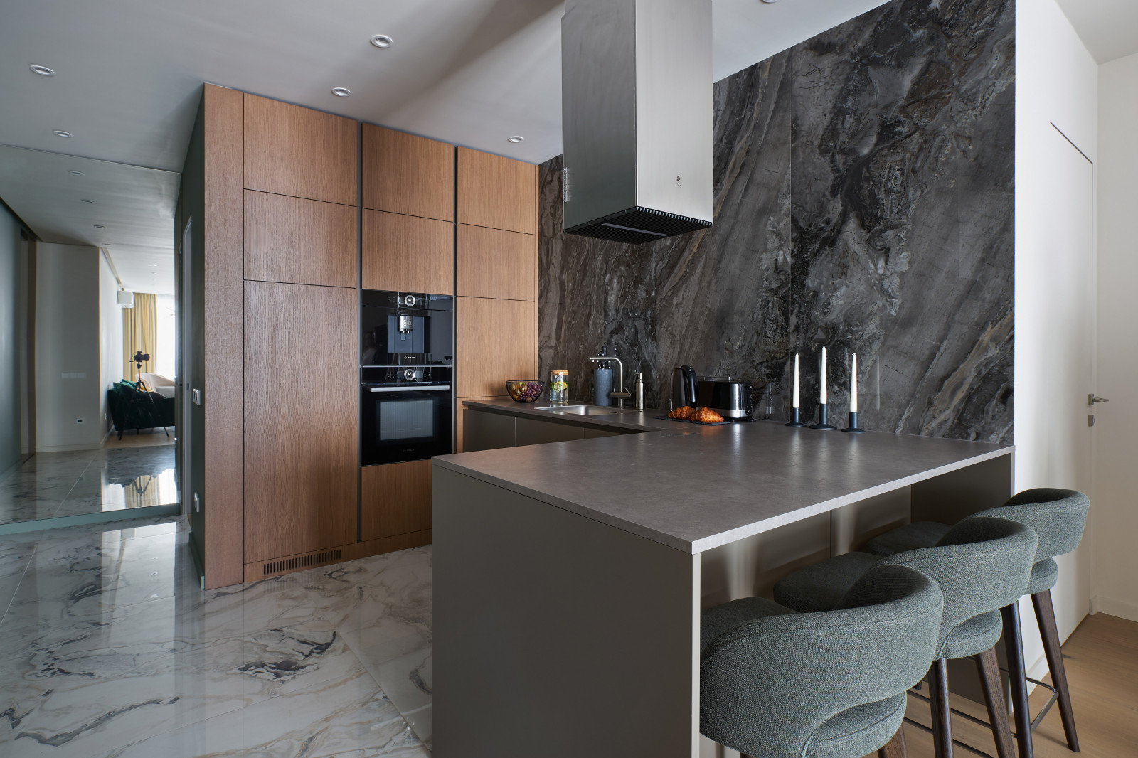 Квартира в Минске с необычной кухней